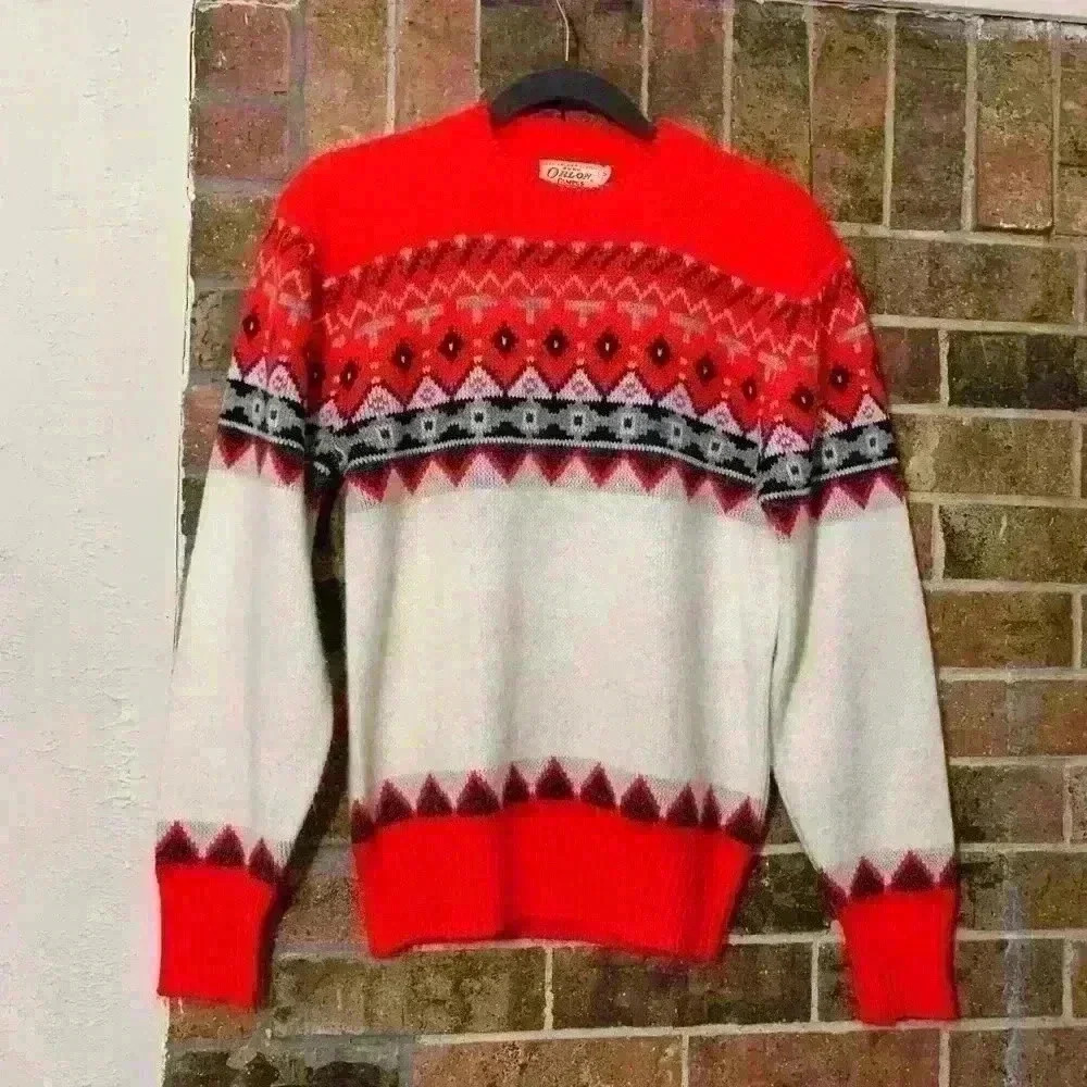 1960’s Orlon Knitted Christmas sweater
